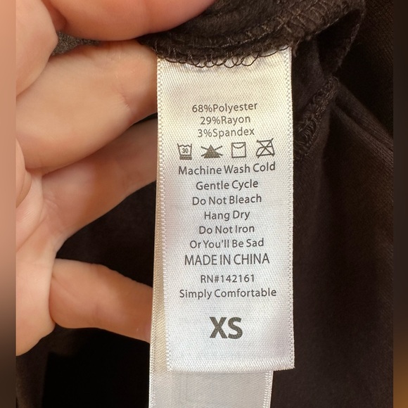 LulaRoe Regan brown hoodie. Size XS. - Picture 6 of 9